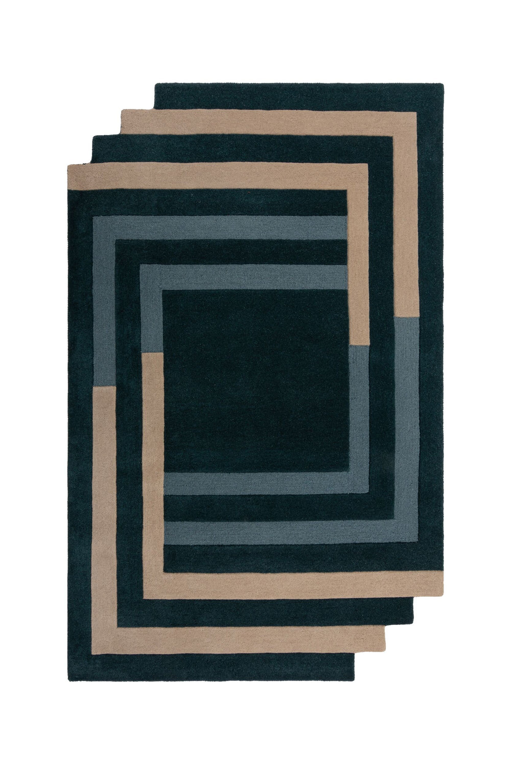 tapis labyrinthe sur fond blanc