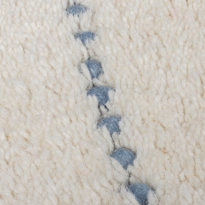 Tapis en laine bleu DOTTIE GEOMETRIC