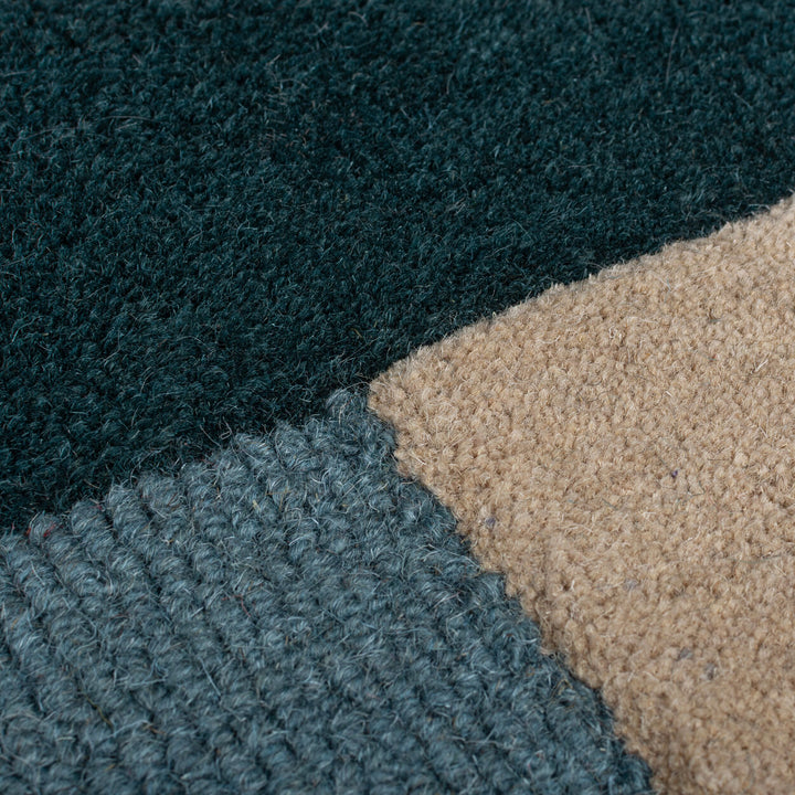 detail des coloris du tapis