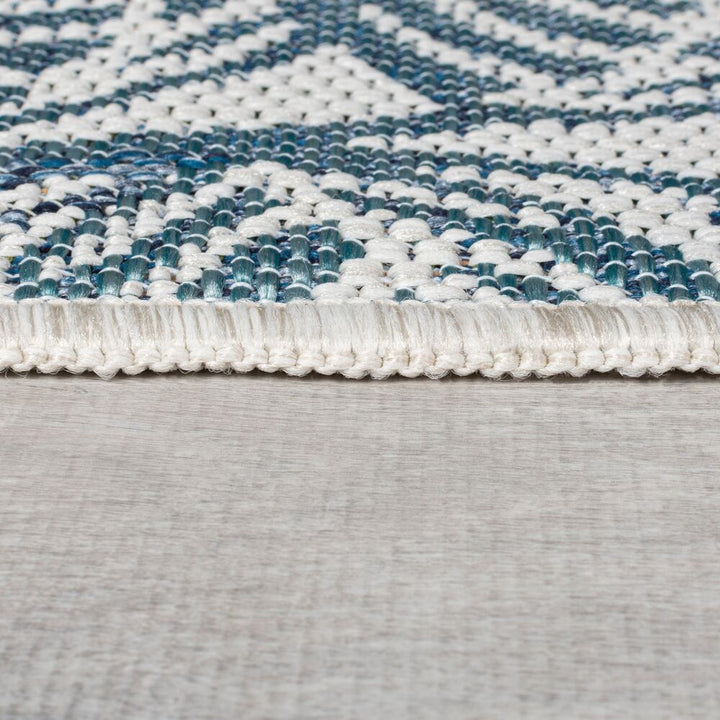 Tapis extérieur rond BELLA LEAF