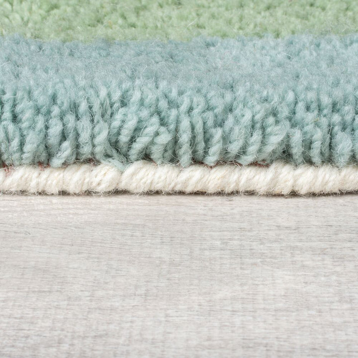 Tapis en laine shaggy ZAGORA GEO