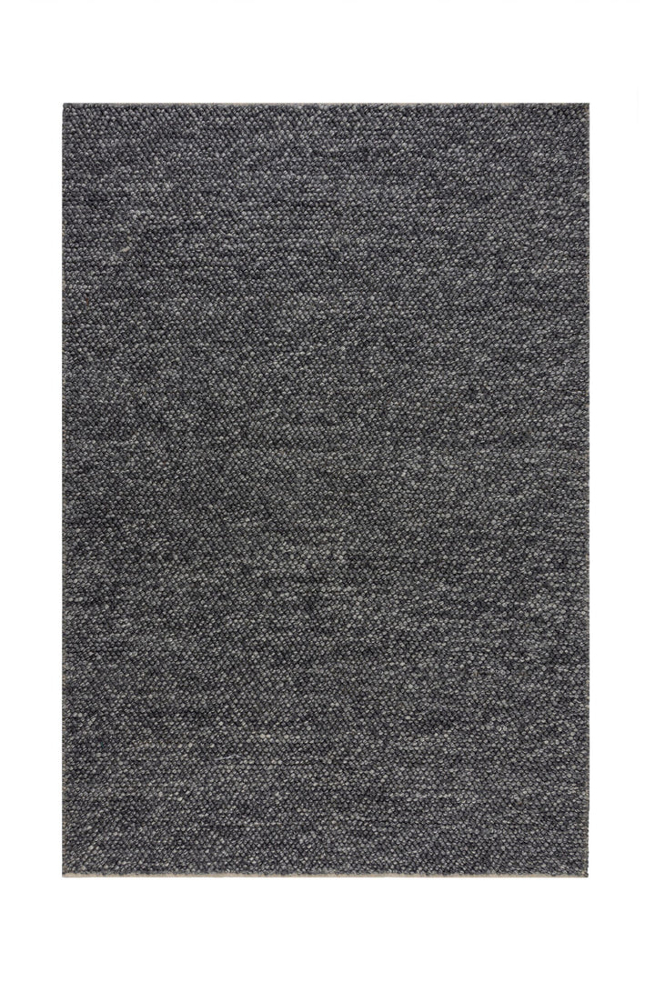 tapis laine bouclee gris sur fond blanc #couleur_gris