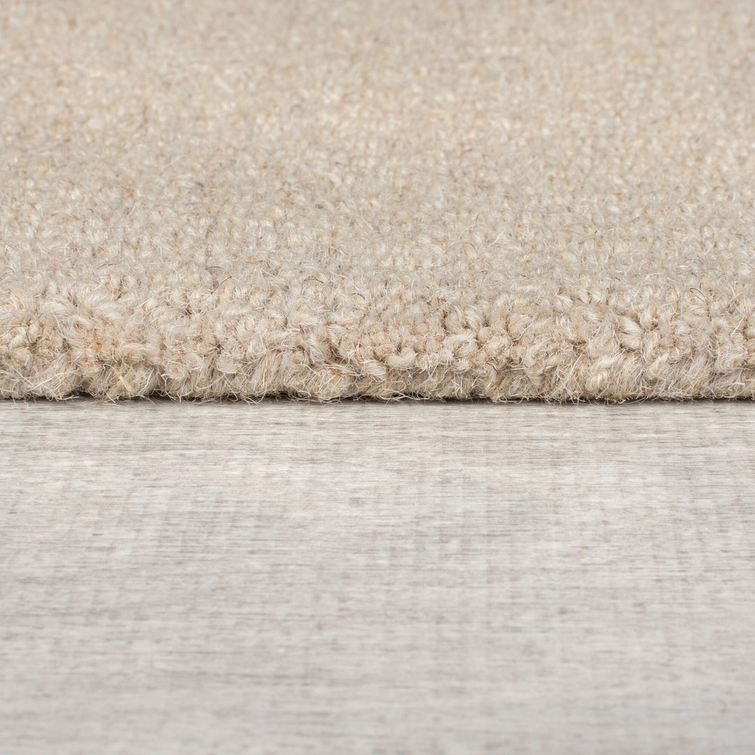 zoom sur la laine du tapis radiance #couleur_vert