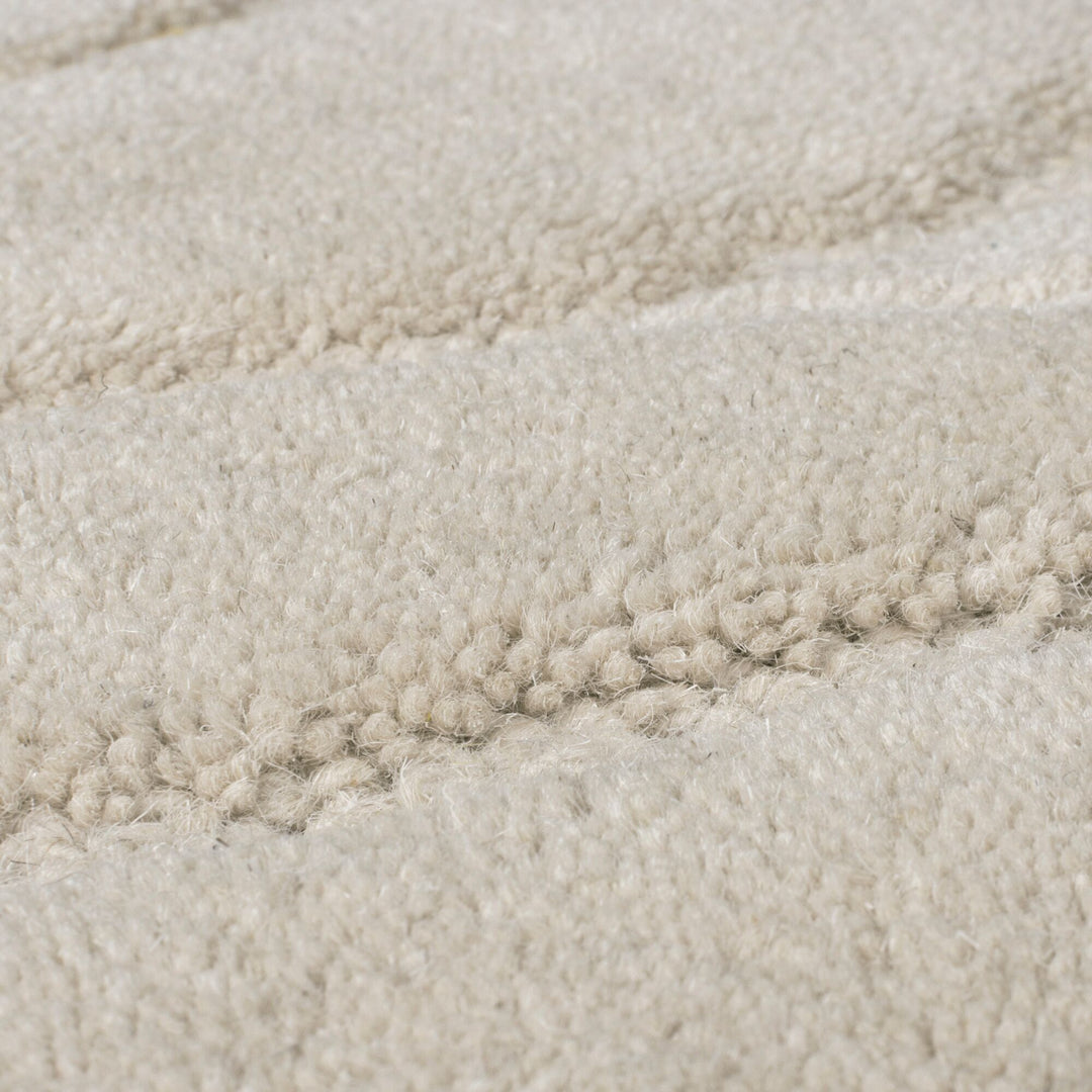 Tapis en laine beige HYPNOSE