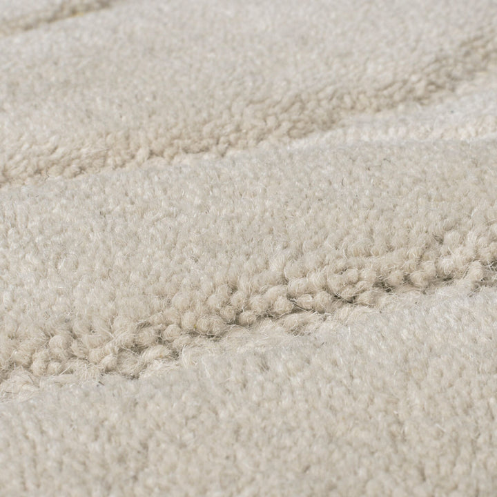 Tapis en laine beige HYPNOSE