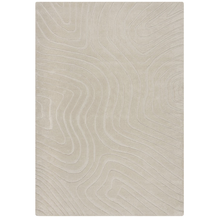 Tapis en laine beige HYPNOSE