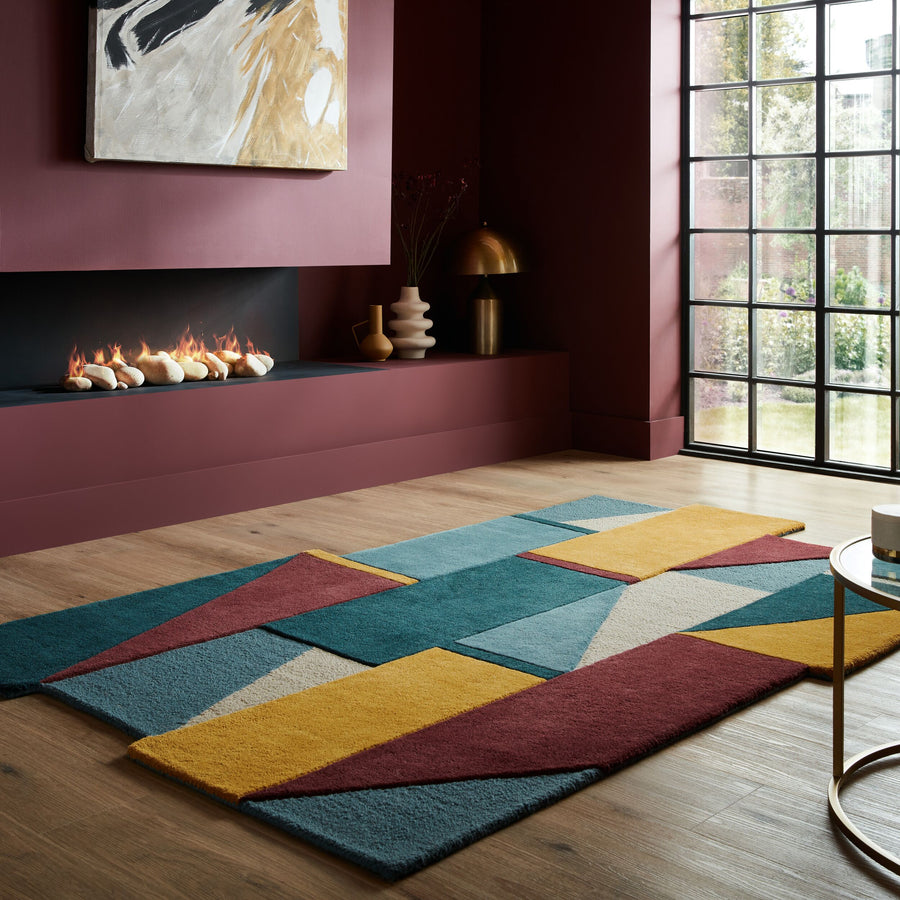 tapis shuffle dans un salon