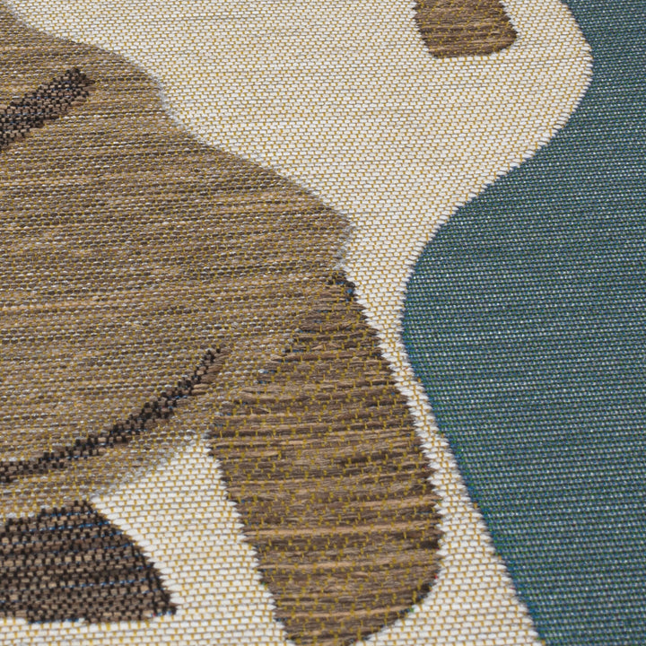 Tapis extérieur rond GIRAFE