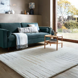 Tapis en laine bleu DOTTIE GEOMETRIC