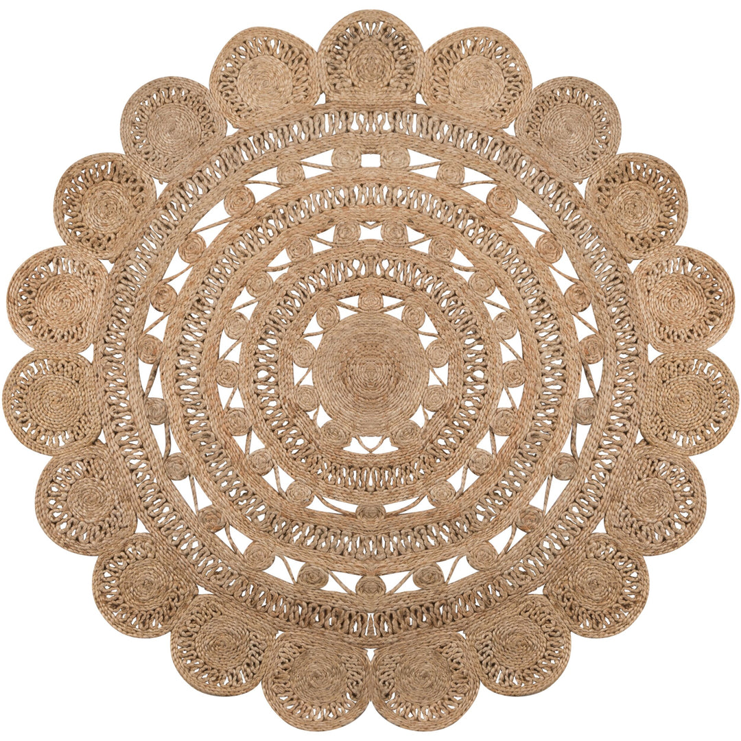 Tapis jute rond EDEN
