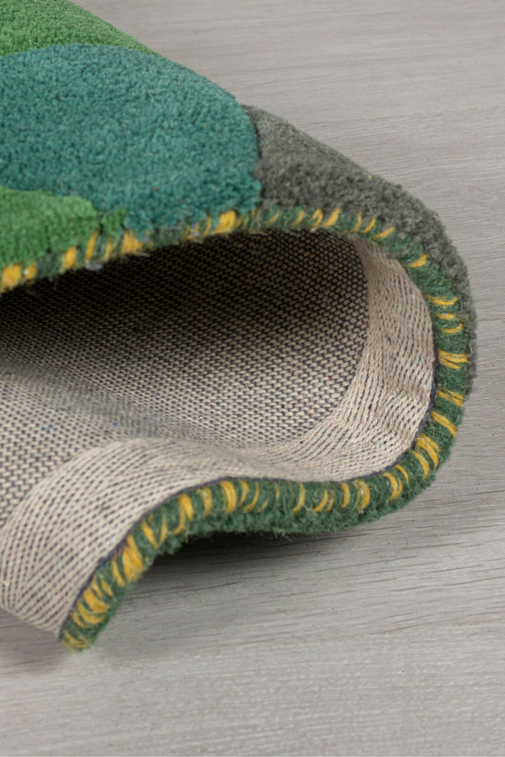 Tapis en laine rond PRISM