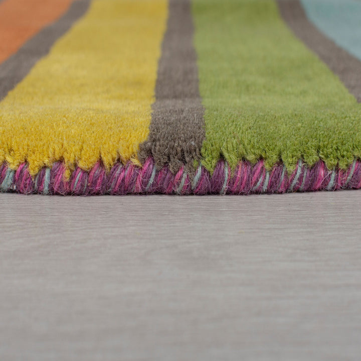 Tapis en laine rond CANDY