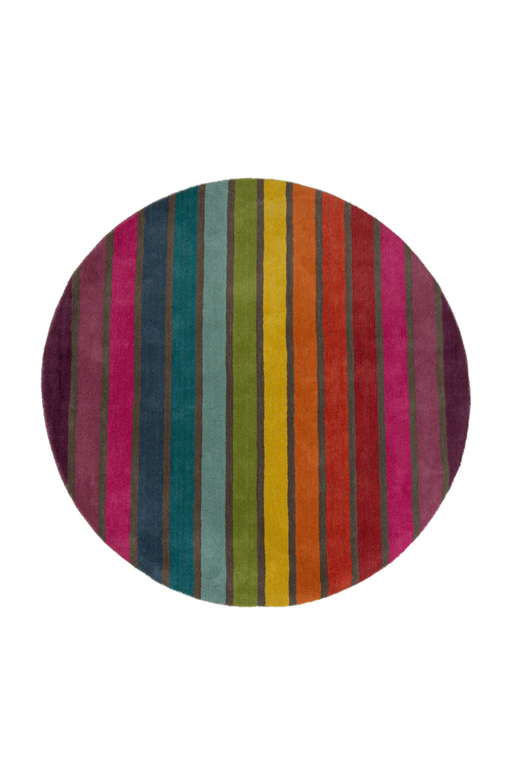Tapis en laine rond CANDY