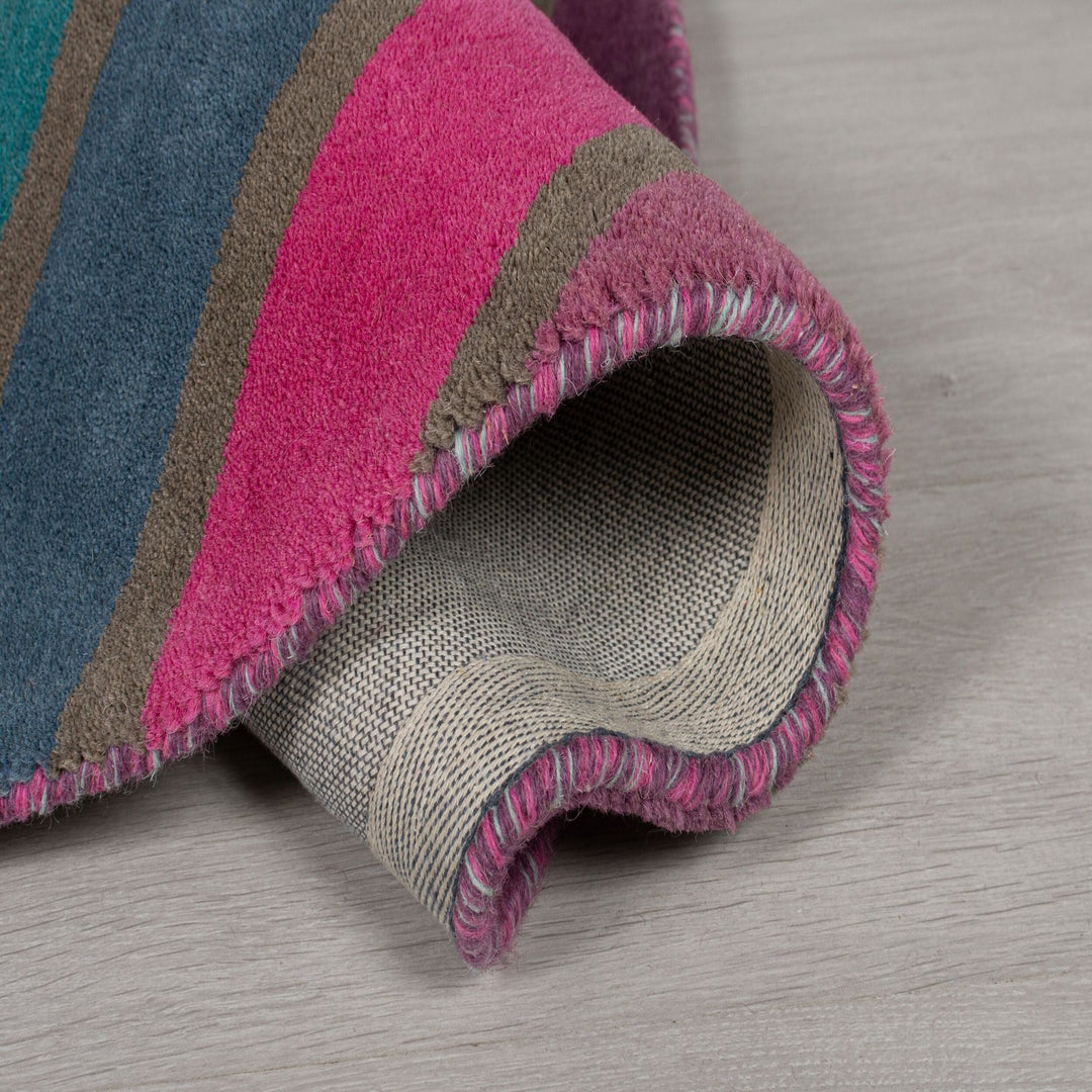Tapis en laine rond CANDY