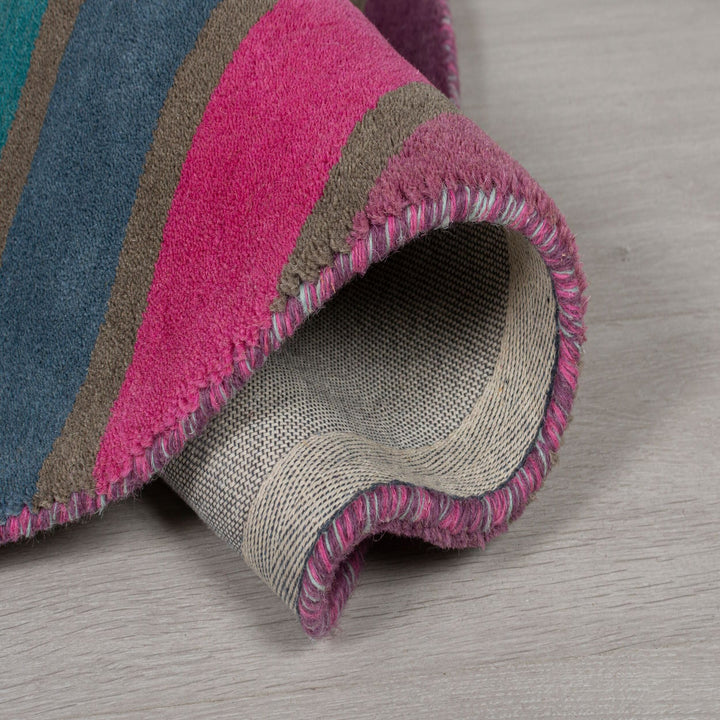 Tapis en laine rond CANDY