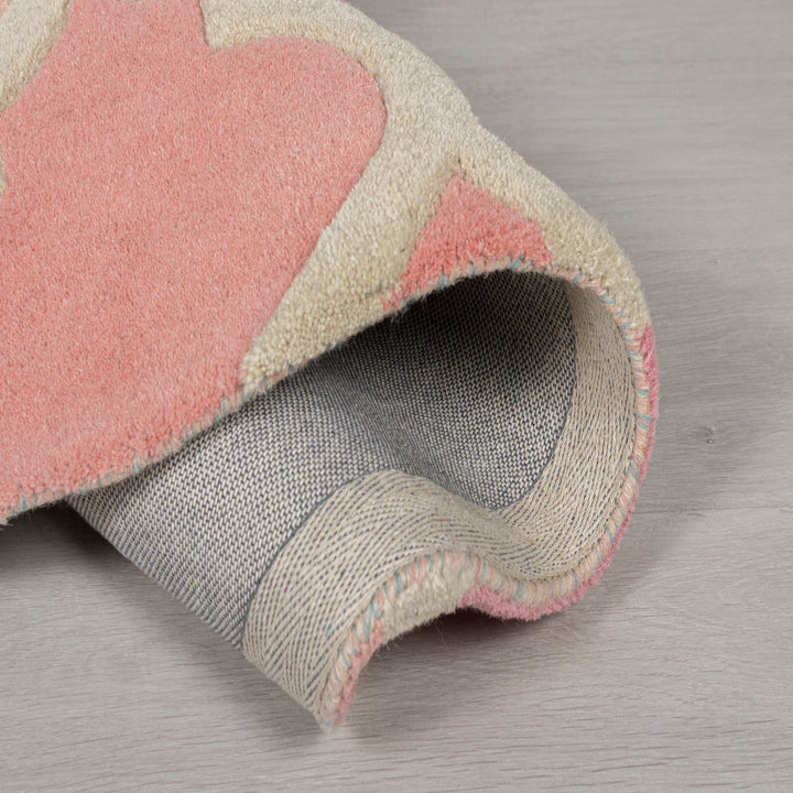 Tapis rond ROSELLA