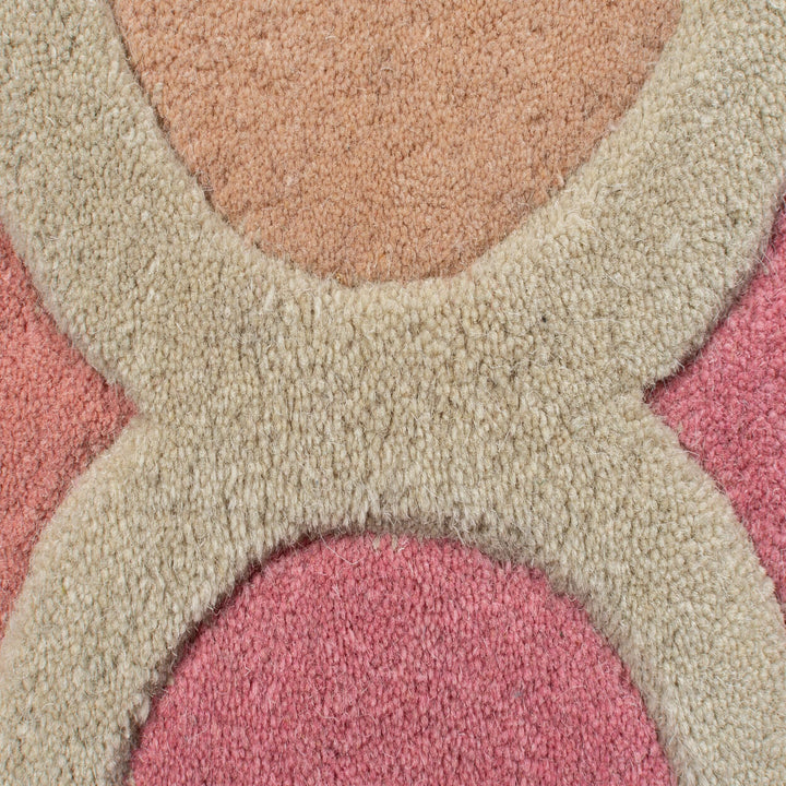 Tapis rond ROSELLA