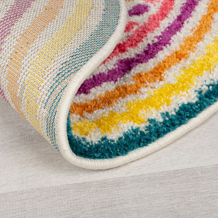 Tapis rond RAINBOW