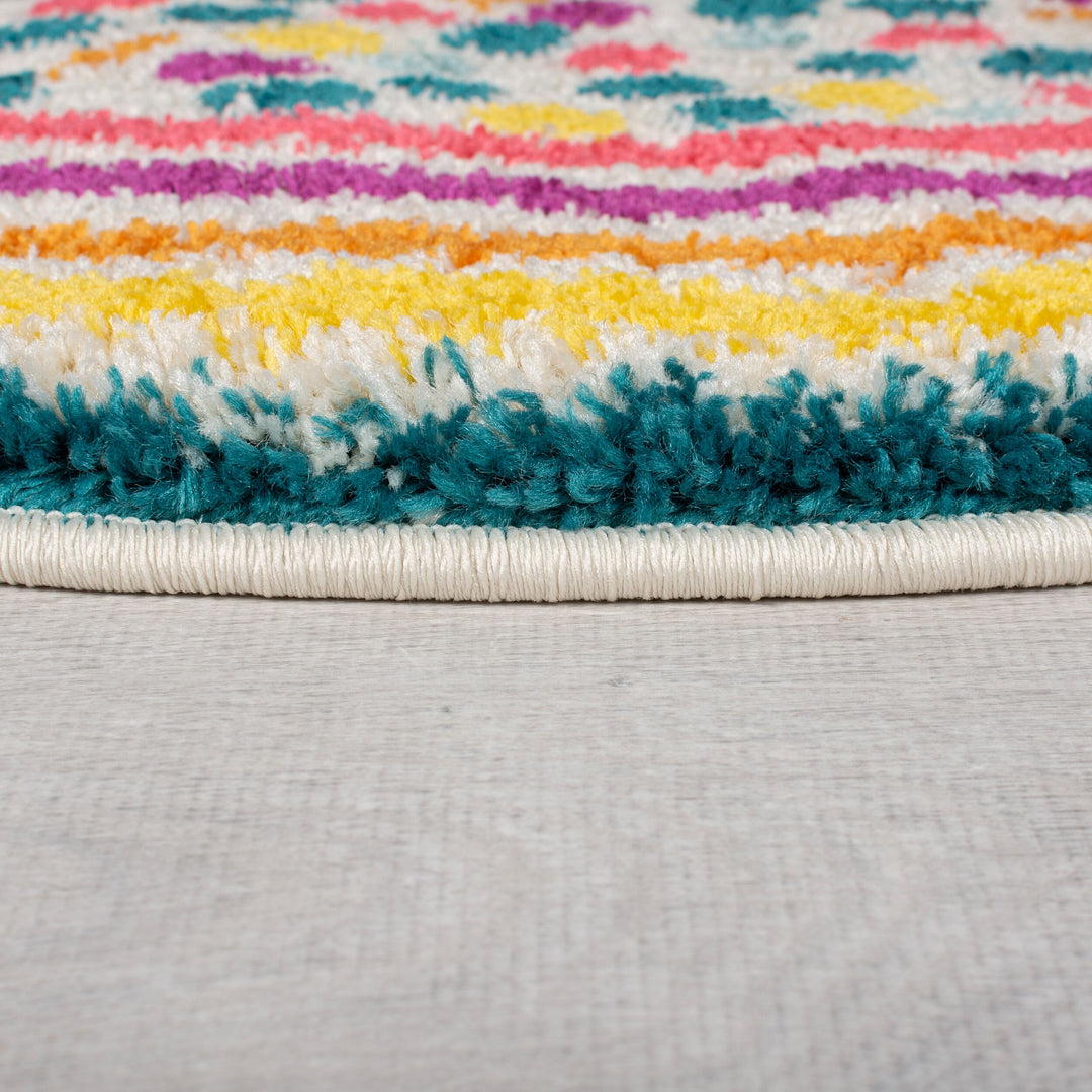 Tapis rond RAINBOW