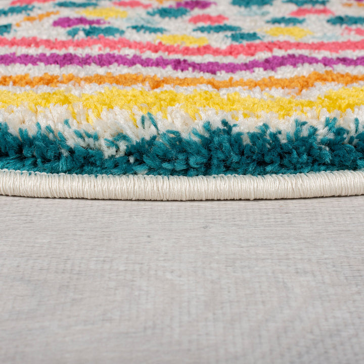 Tapis rond RAINBOW
