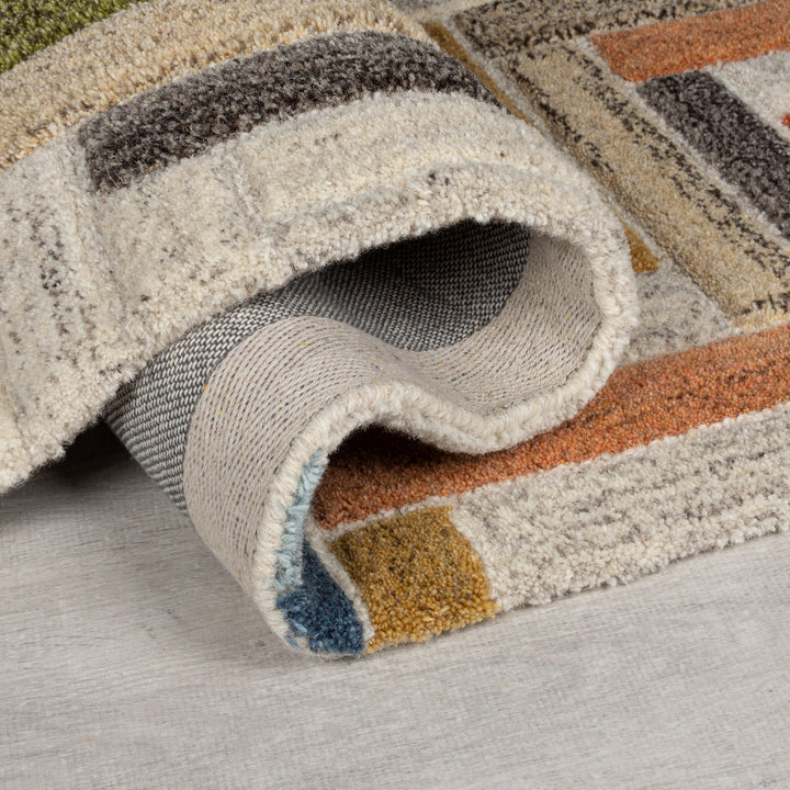Tapis en laine de couloir RUSSO