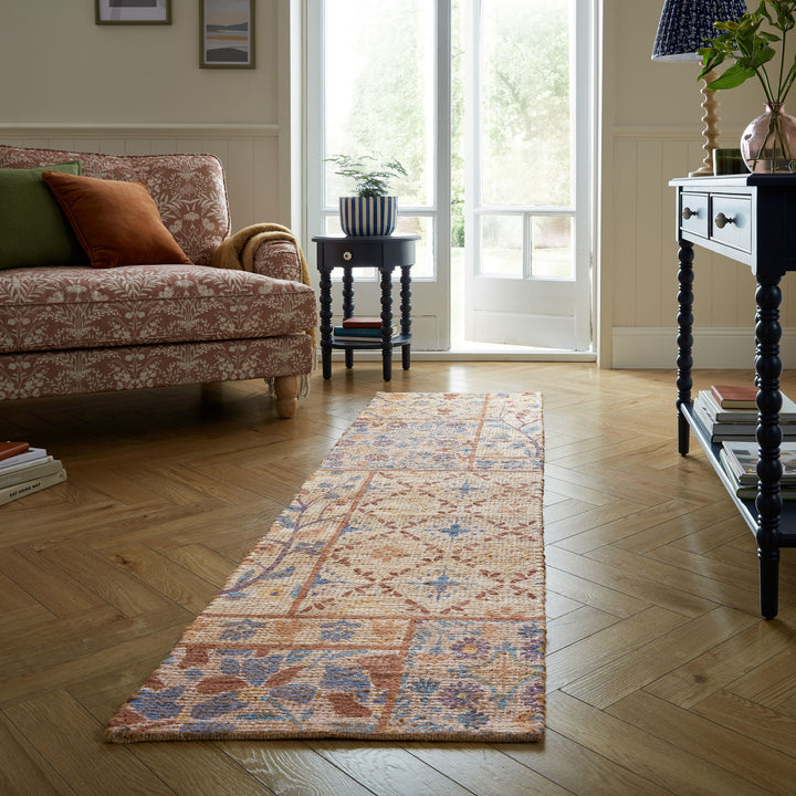 Tapis en jute de coulor TAYLOR PATCHWORK
