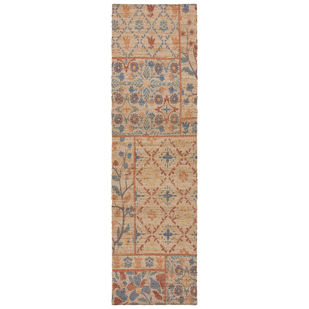 Tapis en jute de coulor TAYLOR PATCHWORK