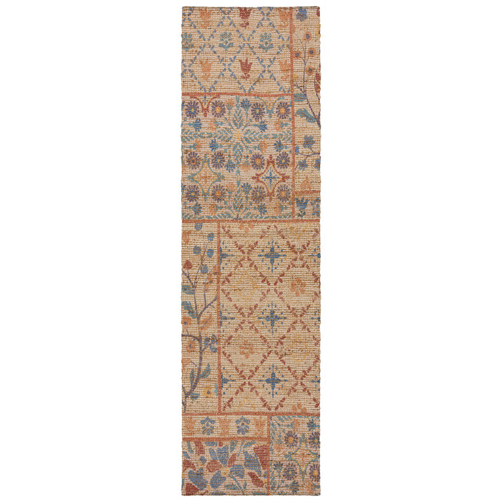 Tapis en jute de coulor TAYLOR PATCHWORK