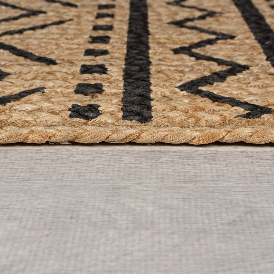 Tapis en jute de couloir LUIS