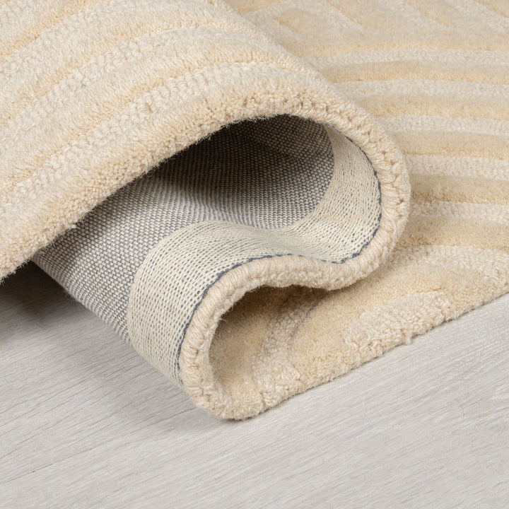 Tapis en laine rond ZEN GARDEN