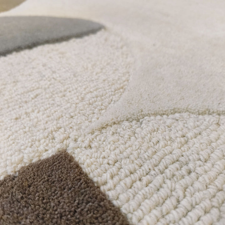 Tapis en laine de couloir MIA SCALLOP