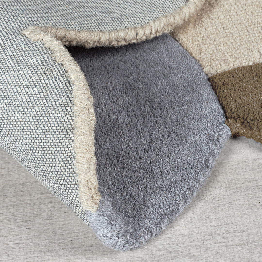 Tapis en laine de couloir MIA SCALLOP