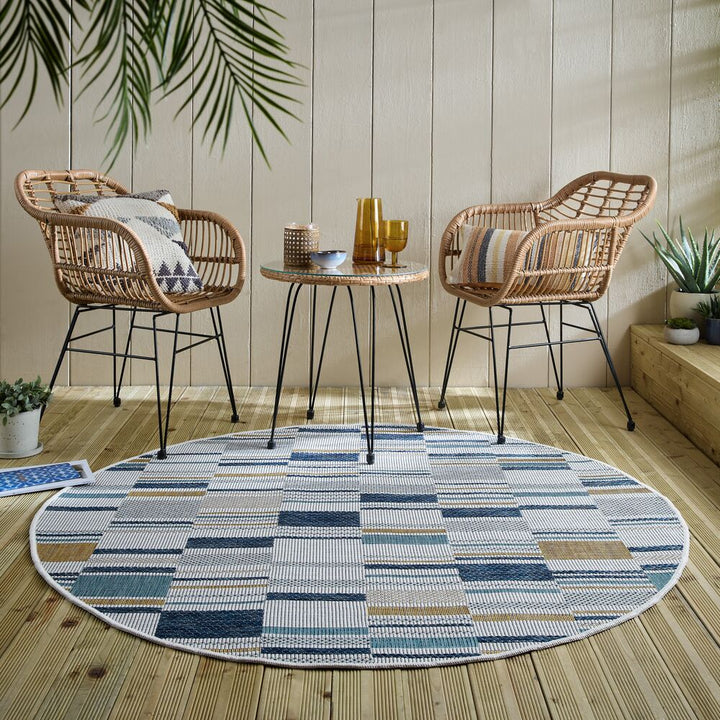 Tapis extérieur rond ROSCO