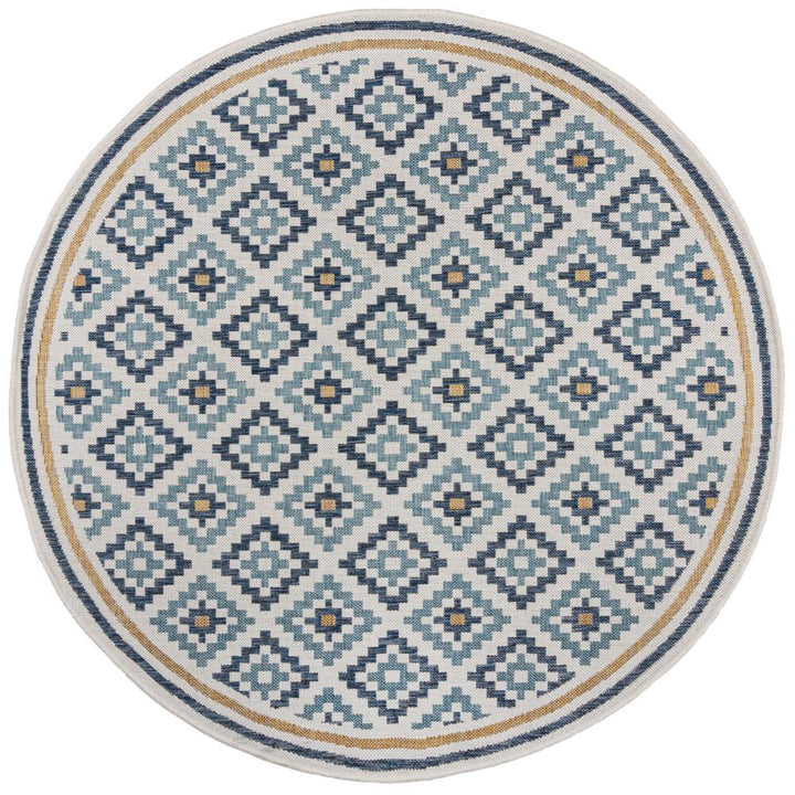 Tapis extérieur rond ZIA