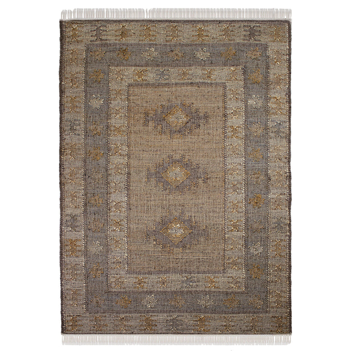 Tapis en jute et laine AVENA VINTAGE