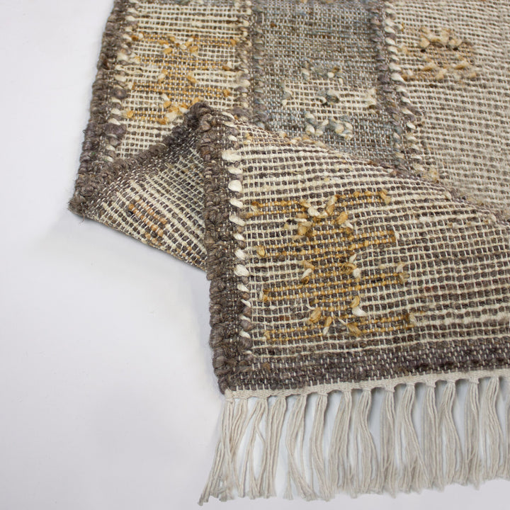 Tapis en jute et laine AVENA VINTAGE