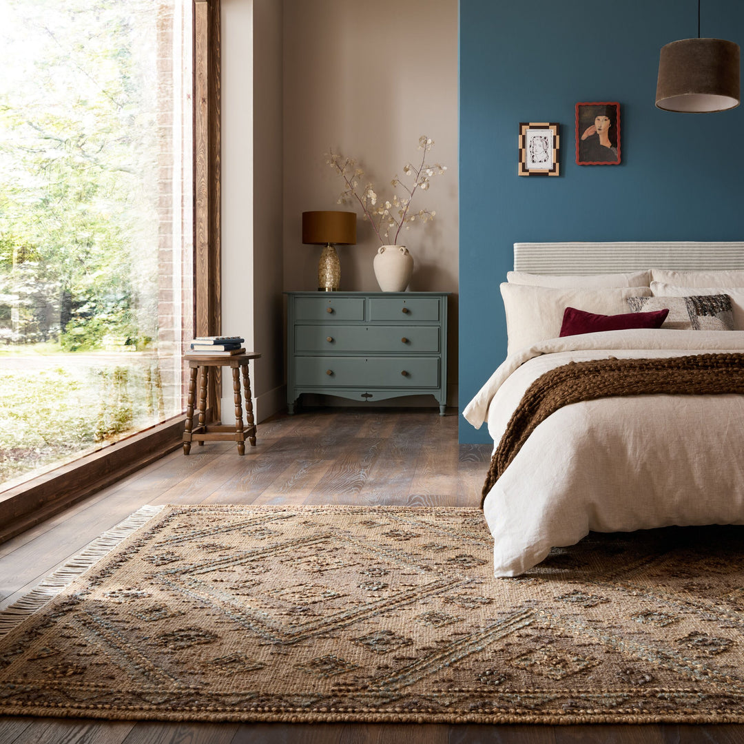Tapis en jute et laine ORIN VINTAGE