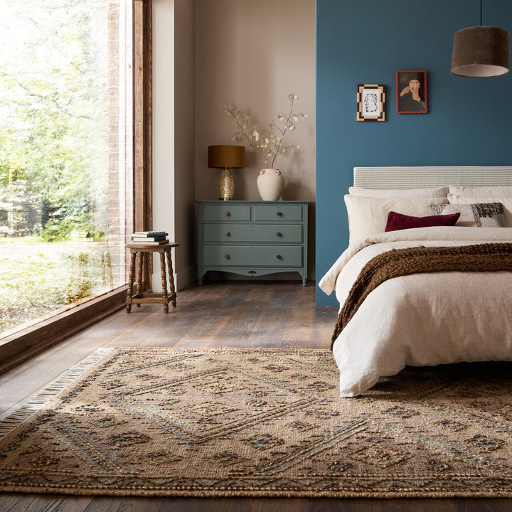 Tapis en jute et laine ORIN VINTAGE
