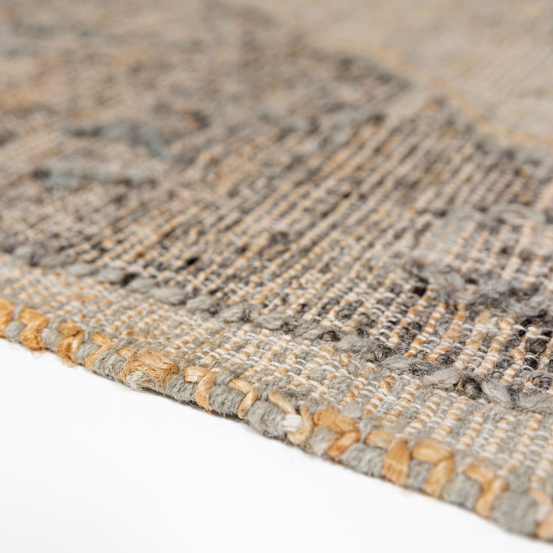 Tapis en jute et laine TIERRA VINTAGE