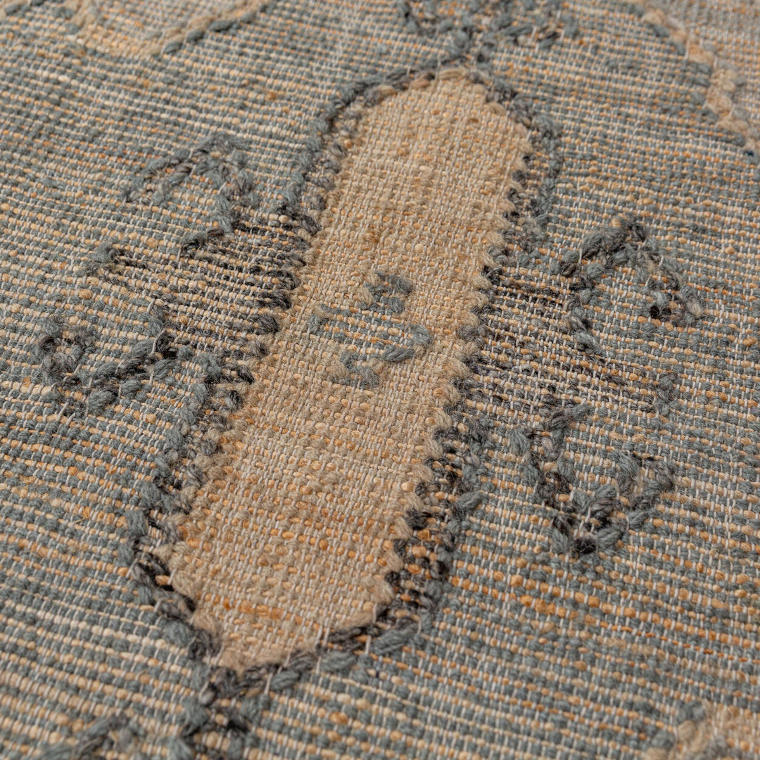 Tapis en jute et laine TIERRA VINTAGE