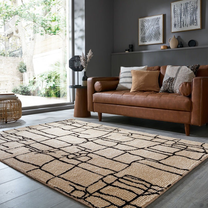 Tapis fibres synthétiques THEO CIRCULAR KNIT 200x300cm