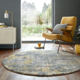 Tapis vintage rond WONDERLUST