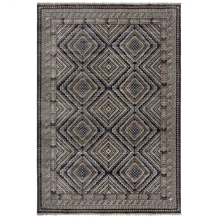 tapis vintage bleu babylon traditional lavable 