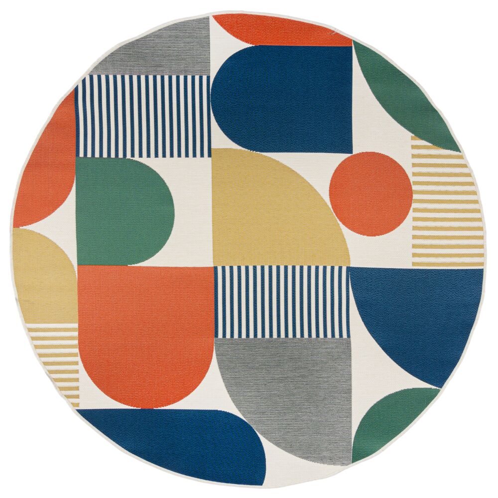Tapis rond extérieur GEO