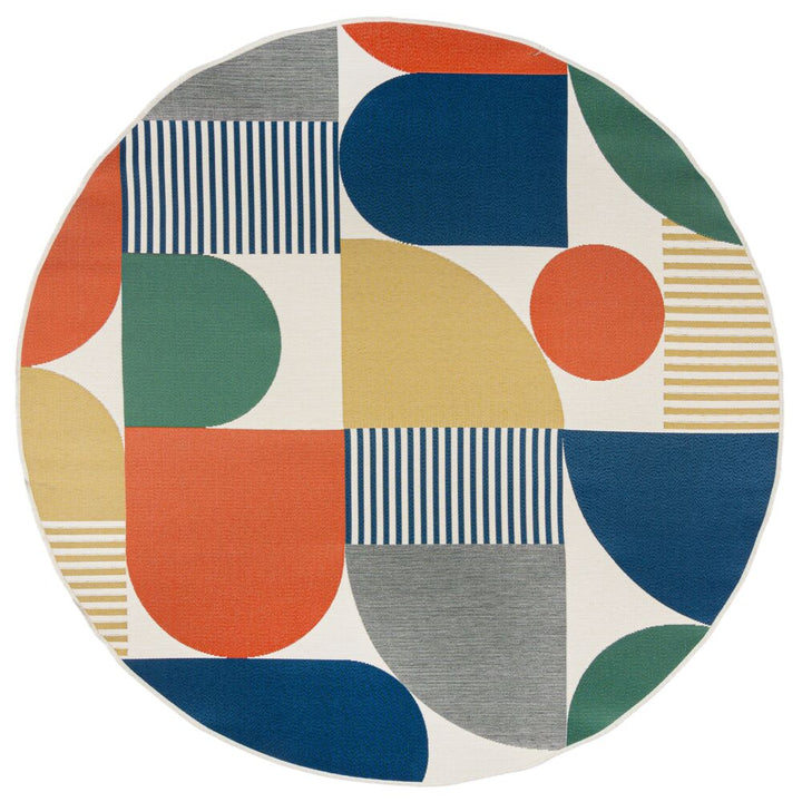 Tapis rond extérieur GEO