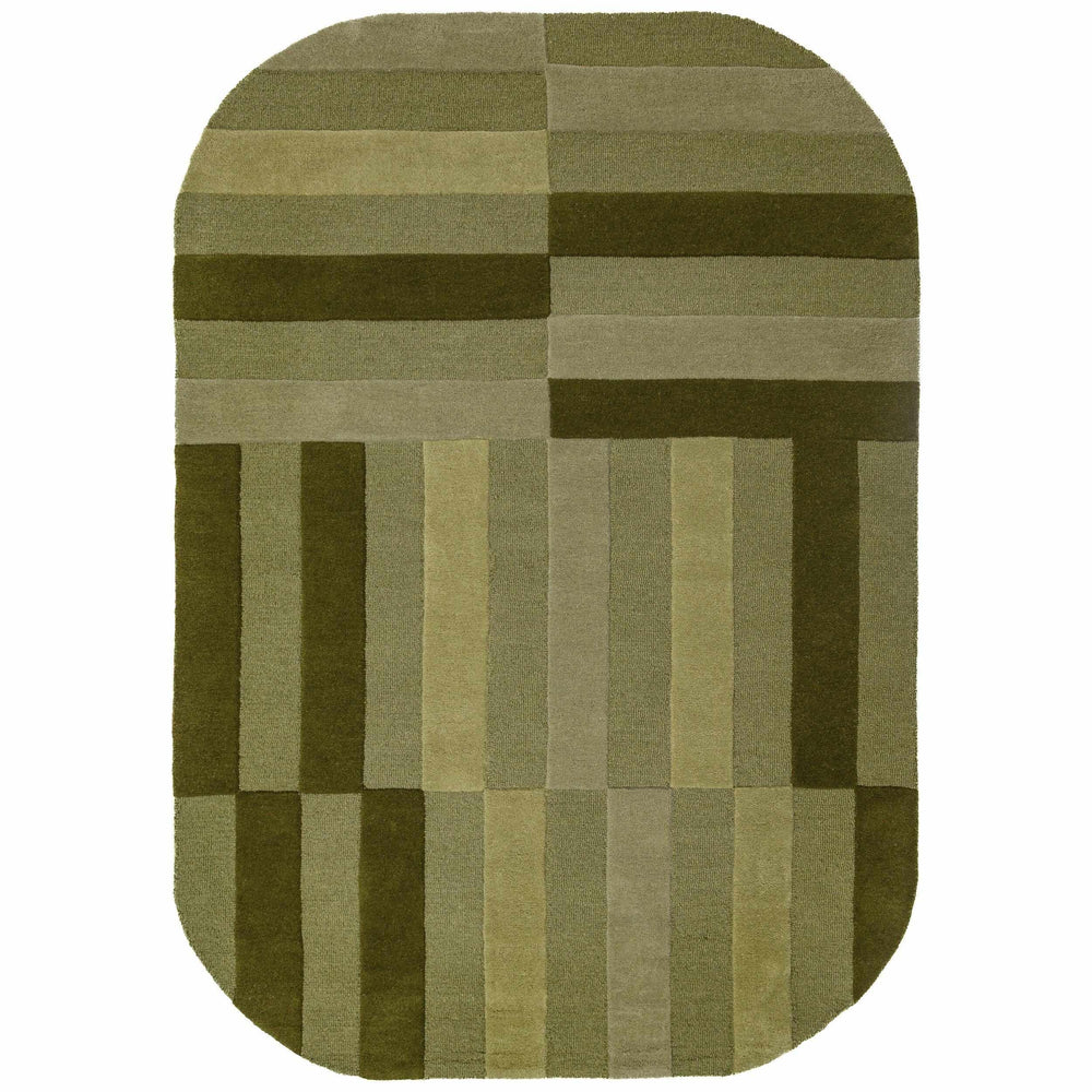 tapis ovale laine eldon vert #couleur_vert
