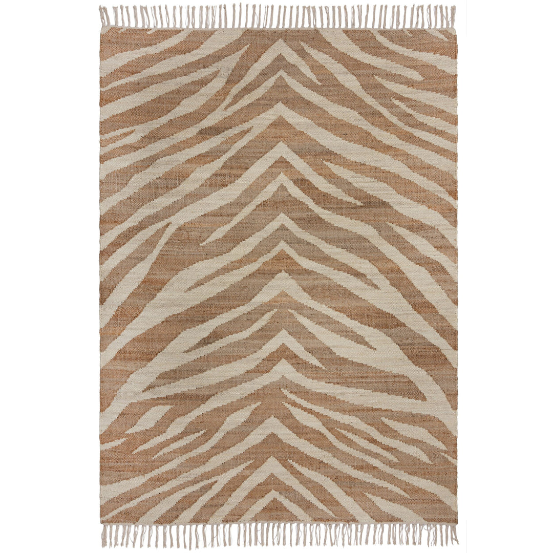 Tapis en jute ZEBRA LOOK