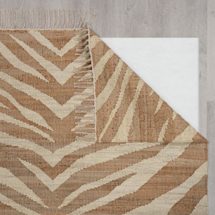 Tapis en jute ZEBRA LOOK