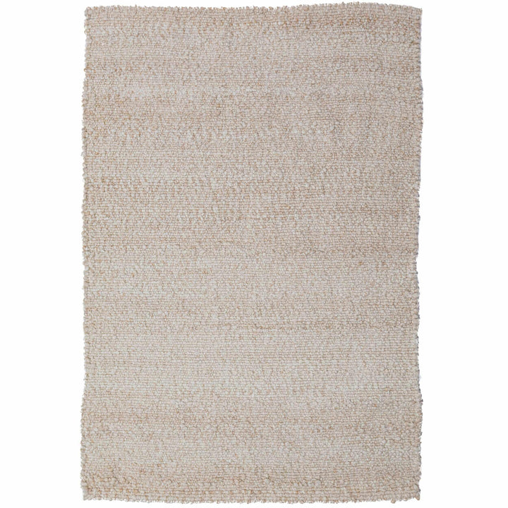 tapis salon aspect laine finley creme 