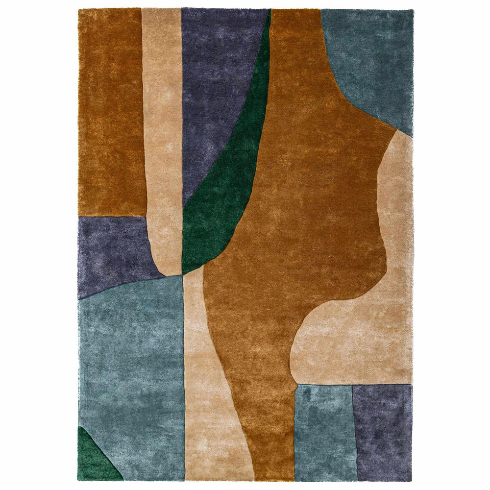 tapis salon viscose polaris multicolore #couleur_multicolore